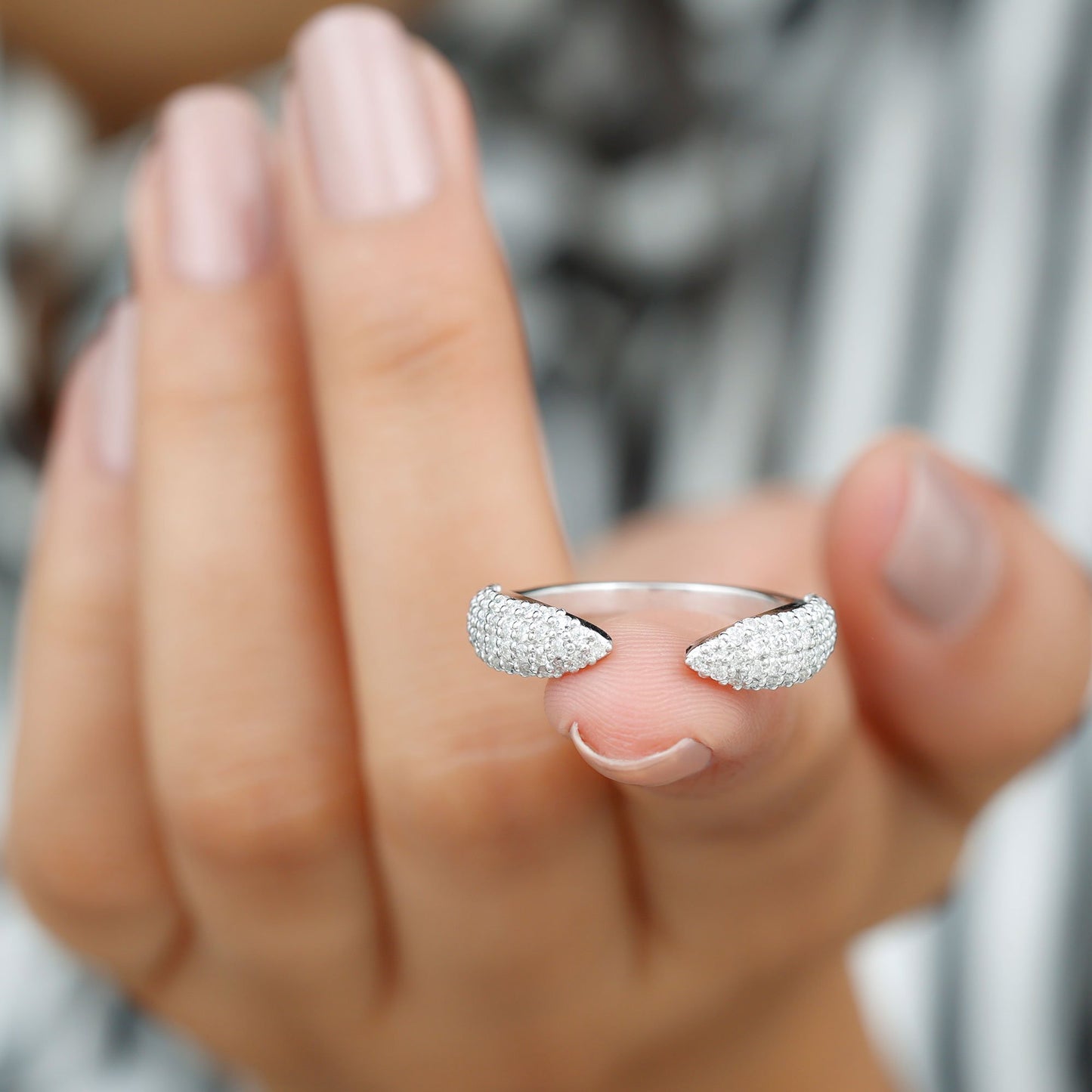 Adjustable Gold Leaf Ring