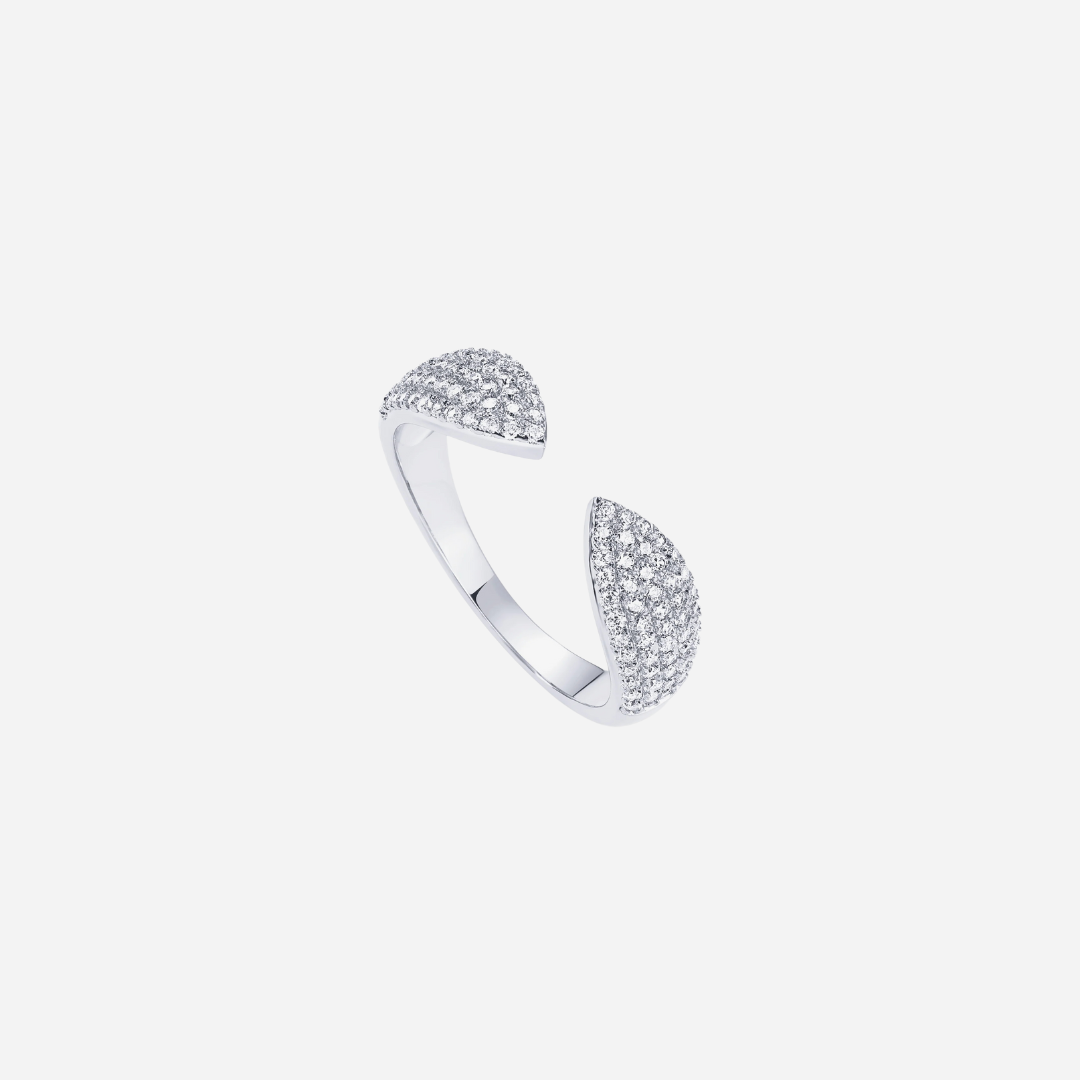 Adjustable Gold Leaf Ring