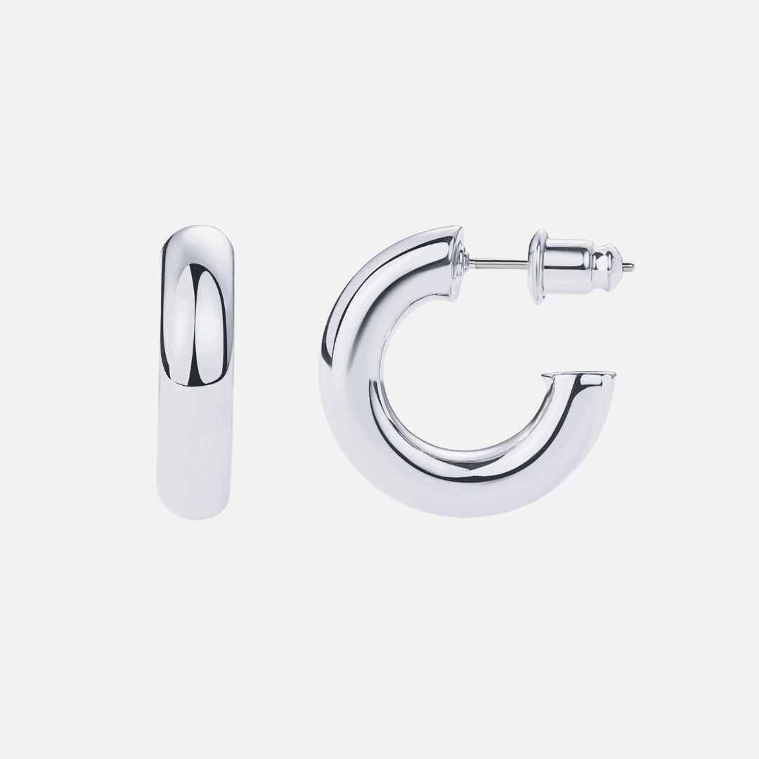 Chunky Gold Hoop Earrings