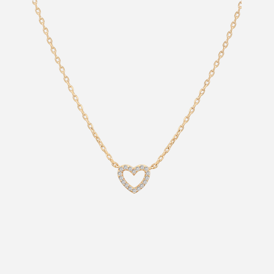 Dainty Gold Heart Necklace