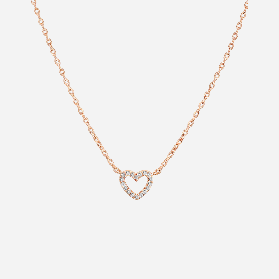 Dainty Gold Heart Necklace