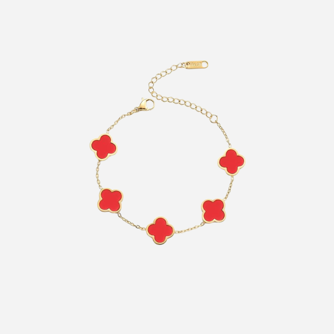 Dainty Lucky Clover Bracelet