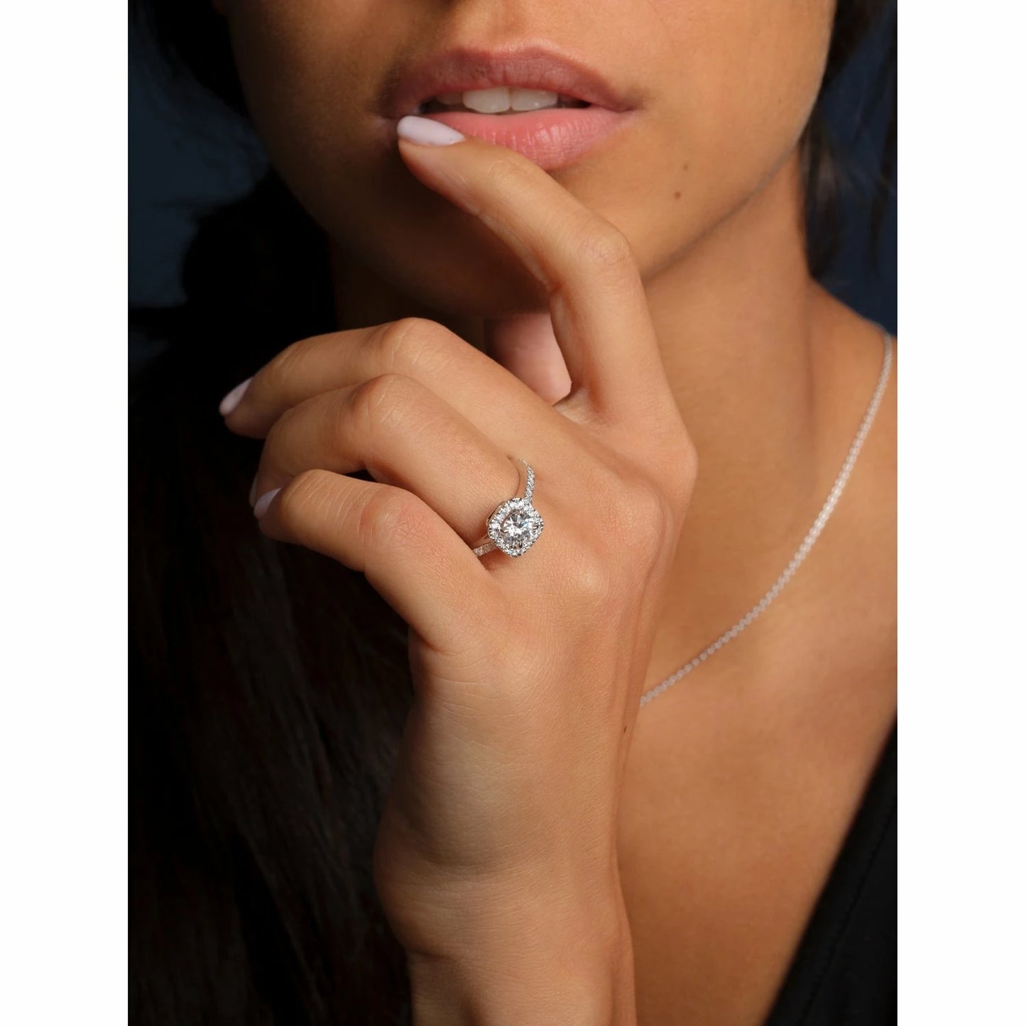 14k Gold Plated Halo CZ Ring