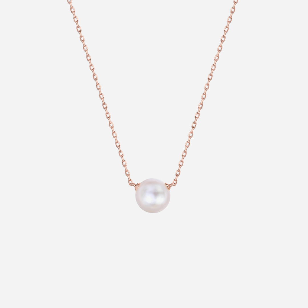 Dainty Pearl Pendant Necklace