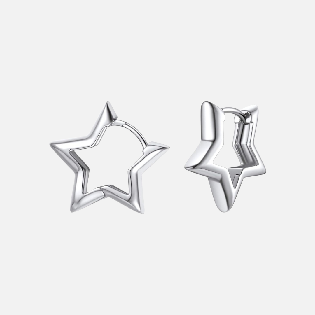 Star Huggie Earrings