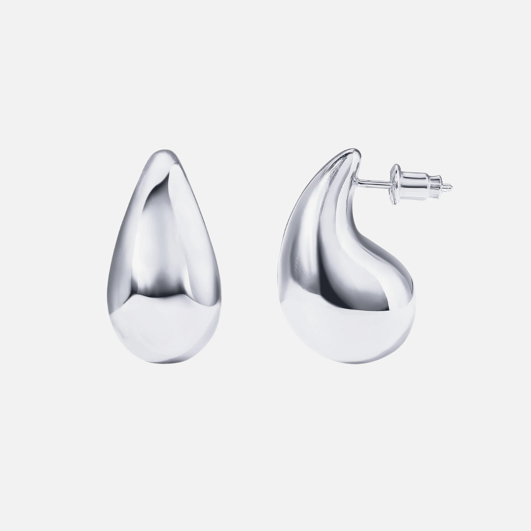 Teardrop Hoop Earrings