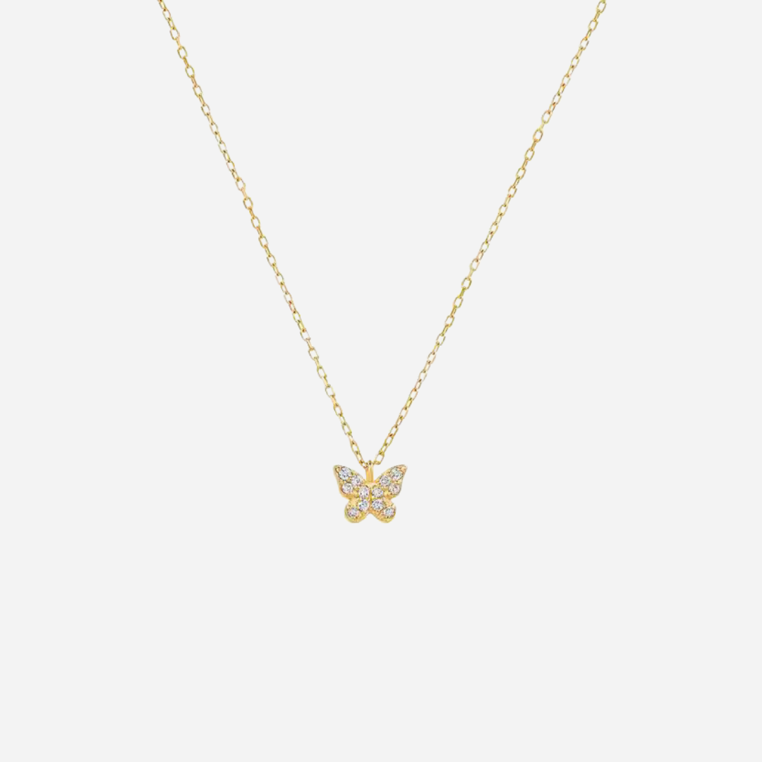 Dainty Butterfly Pendant Necklace