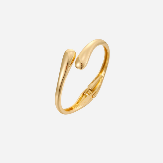 Chunky Gold Bangle Bracelet