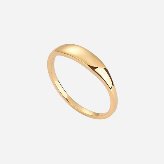 Chunky Gold Signet Ring