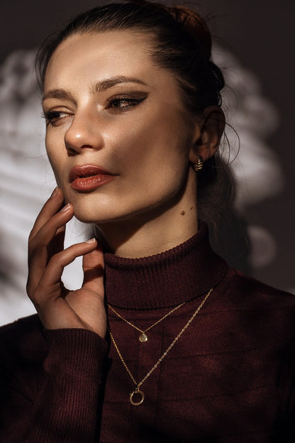 Croissant Hoop Earrings