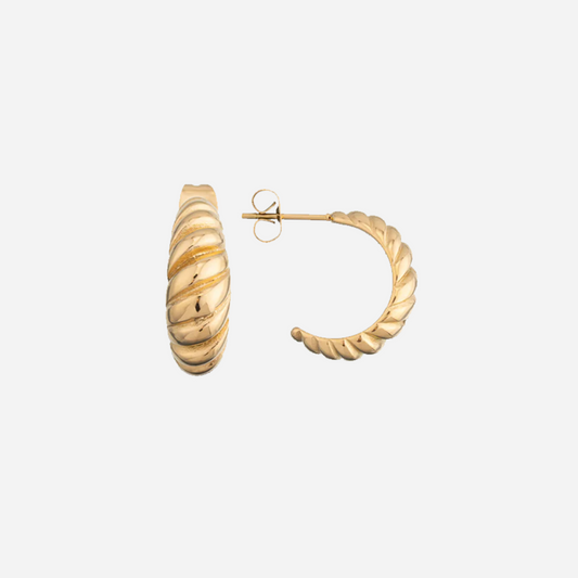 Croissant Hoop Earrings