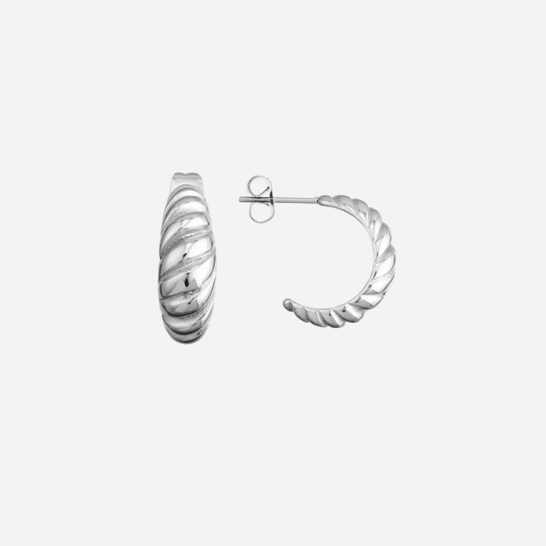 Croissant Hoop Earrings