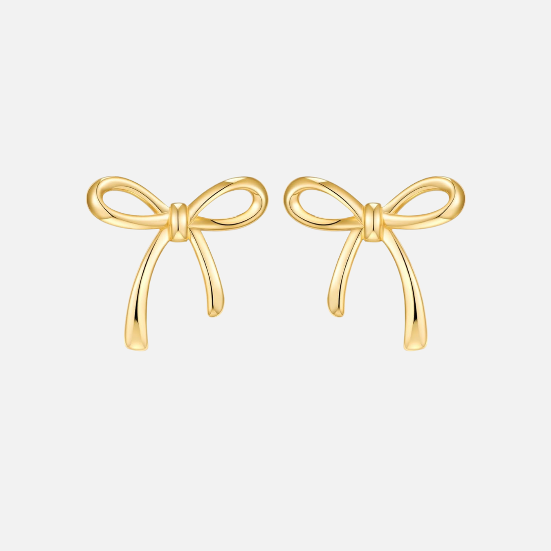 Dainty Bow Stud Earrings