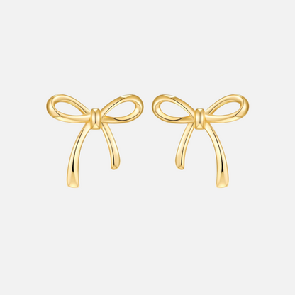 Dainty Bow Stud Earrings