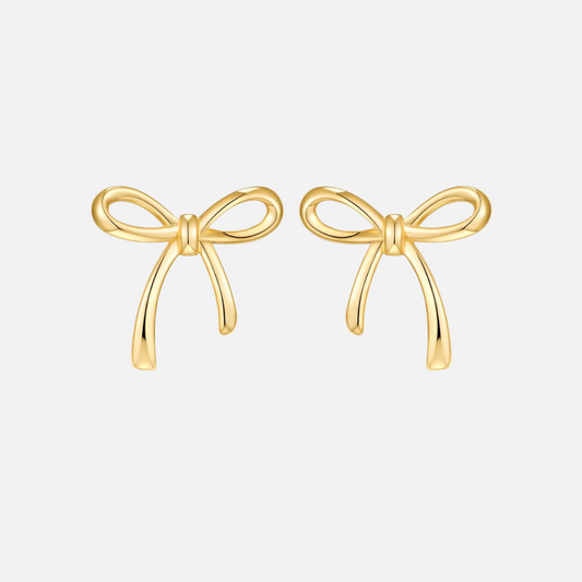 Dainty Bow Stud Earrings