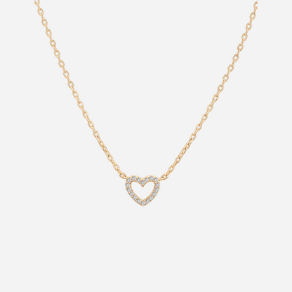 Dainty Gold Heart Necklace