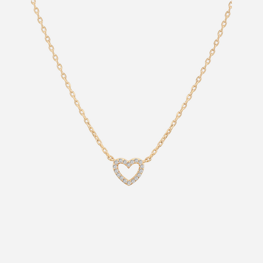 Dainty Gold Heart Necklace