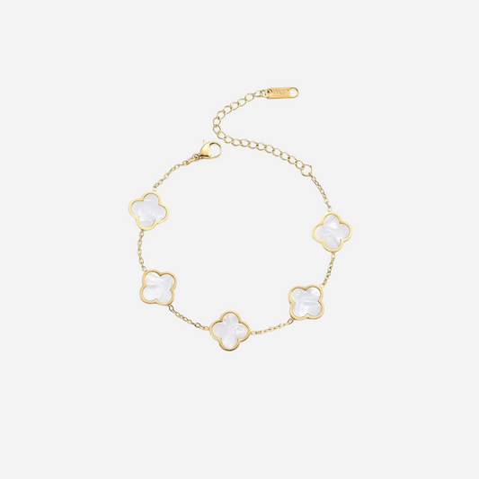 Dainty Lucky Clover Bracelet