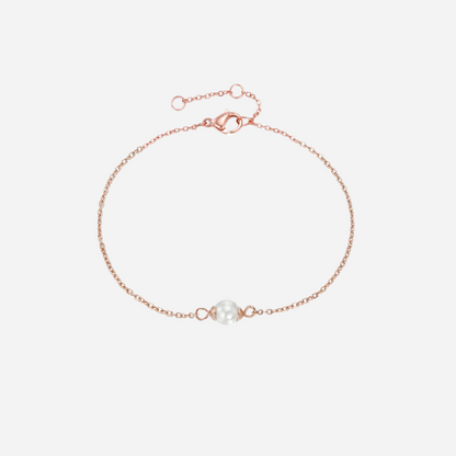 Dainty Pearl Gold Bracelet