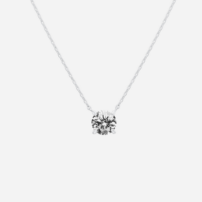 14K Gold Plated Diamond Pendant Necklace
