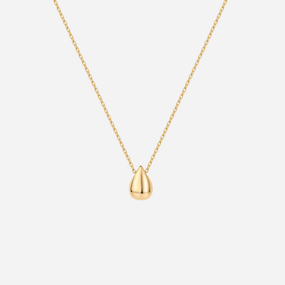 Gold Drop Pendant Necklace