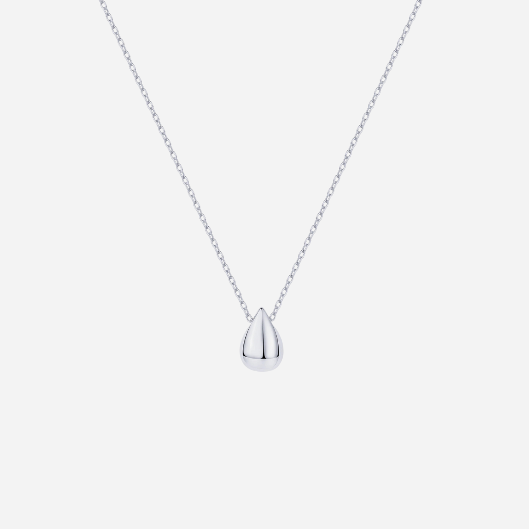 Gold Drop Pendant Necklace