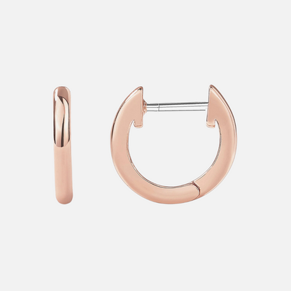 14K Gold Plated Huggie Earrings