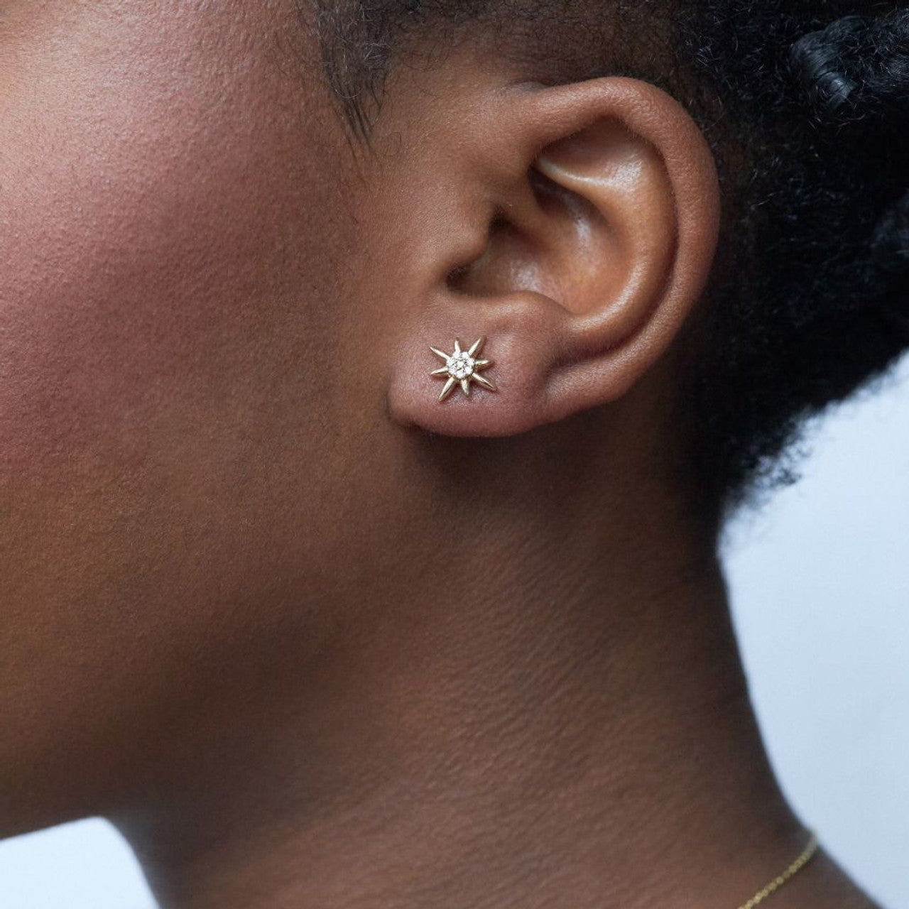 14K Gold Plated Star Studs
