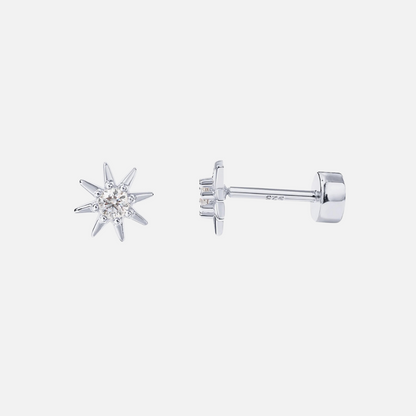 14K Gold Plated Star Studs