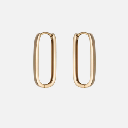 Oval Hoop Earrings