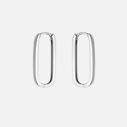 Oval Hoop Earrings