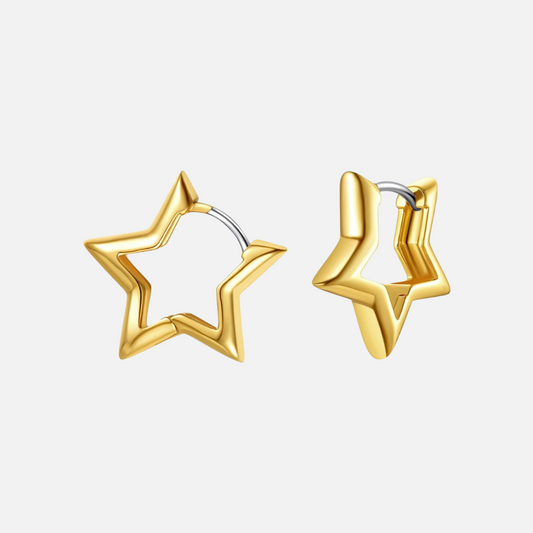 Star Huggie Earrings