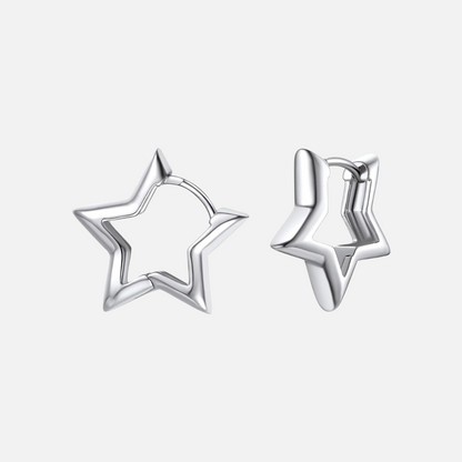 Star Huggie Earrings