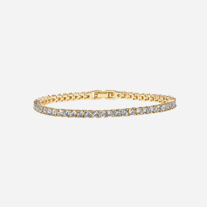 14K Gold Plated Diamond Tennis Bracelet